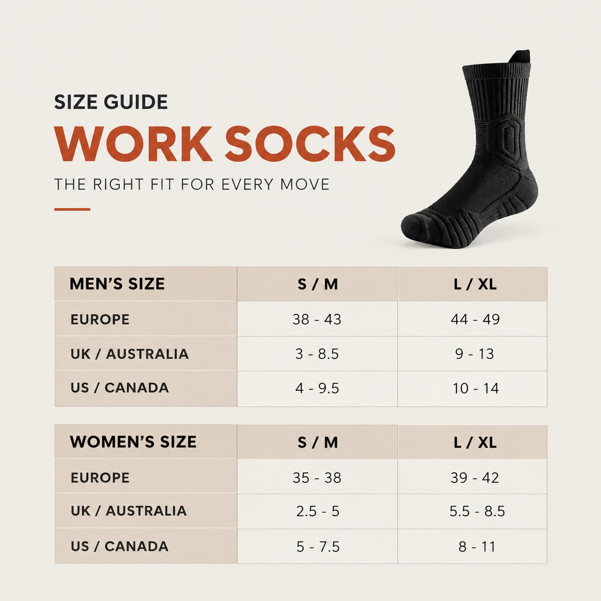 Bamboo Work Socks